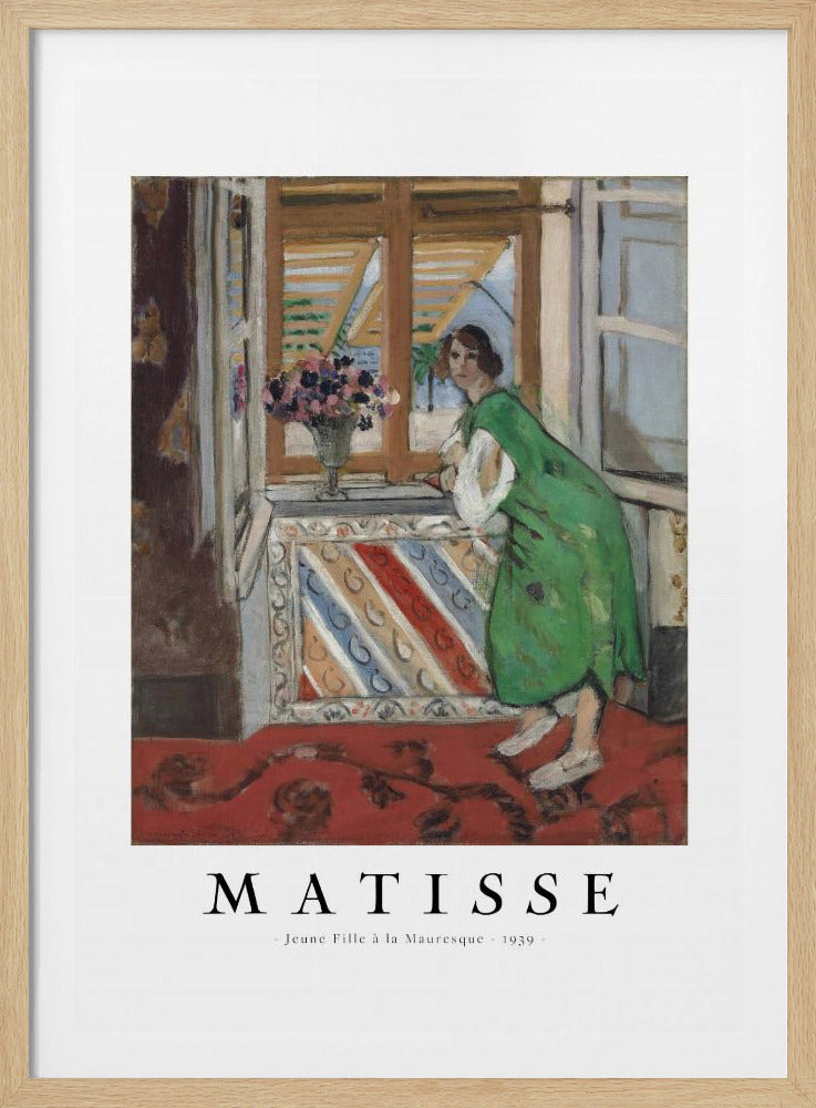 Jeune Fille a La Mauresque 1939 - Poster / Art Print