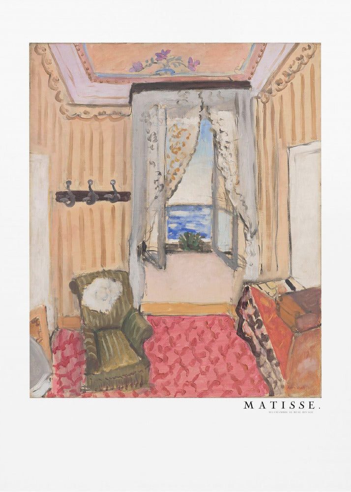 Ma Chambre Au Beau Rivage Boarder - Poster / Art Print