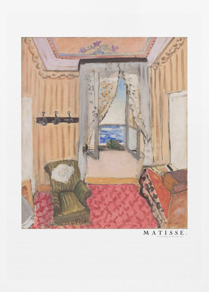 Ma Chambre Au Beau Rivage Boarder - Poster / Art Print