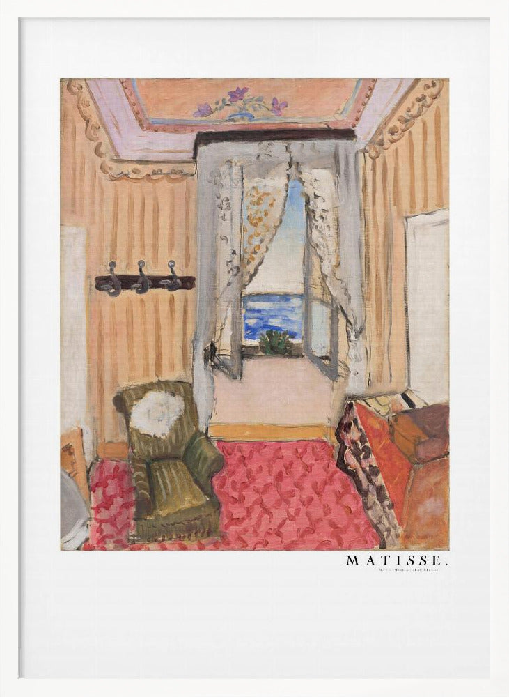 Ma Chambre Au Beau Rivage Boarder - Poster / Art Print