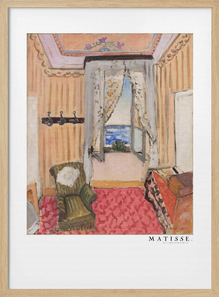 Ma Chambre Au Beau Rivage Boarder - Poster / Art Print