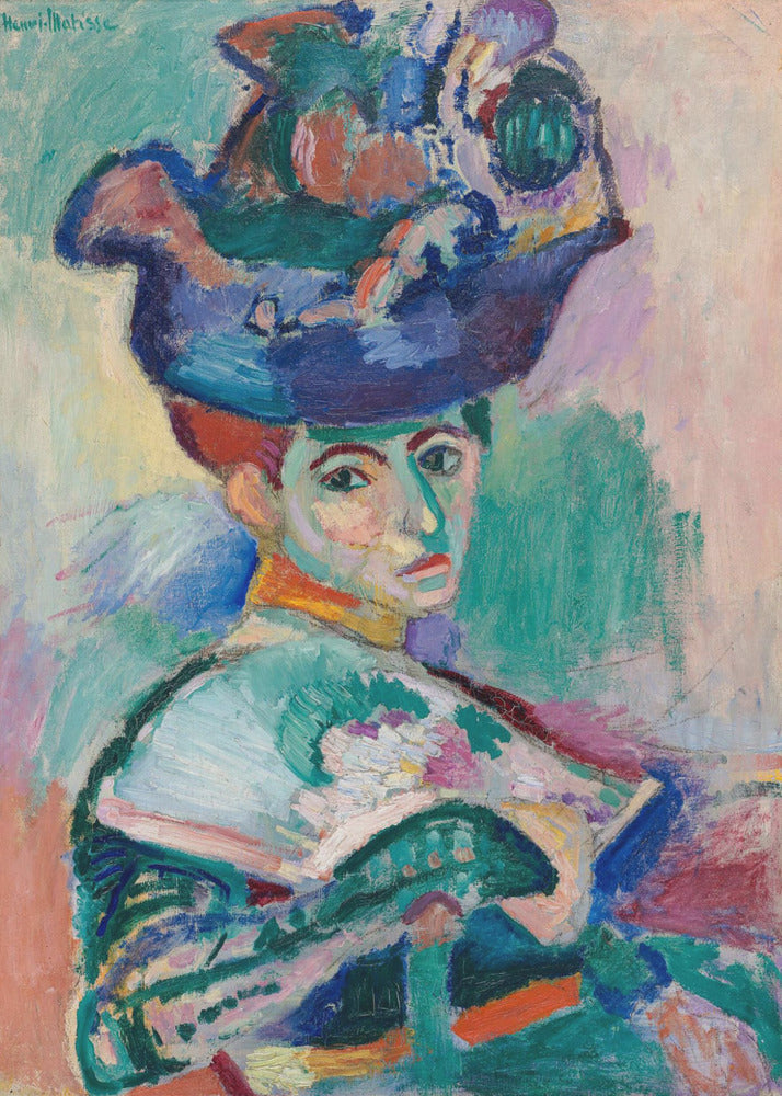 Woman With Hat - Poster / Art Print