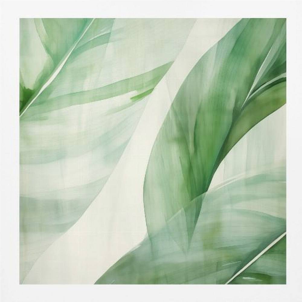 Abstract Banana Leaf - Poster / Art Print