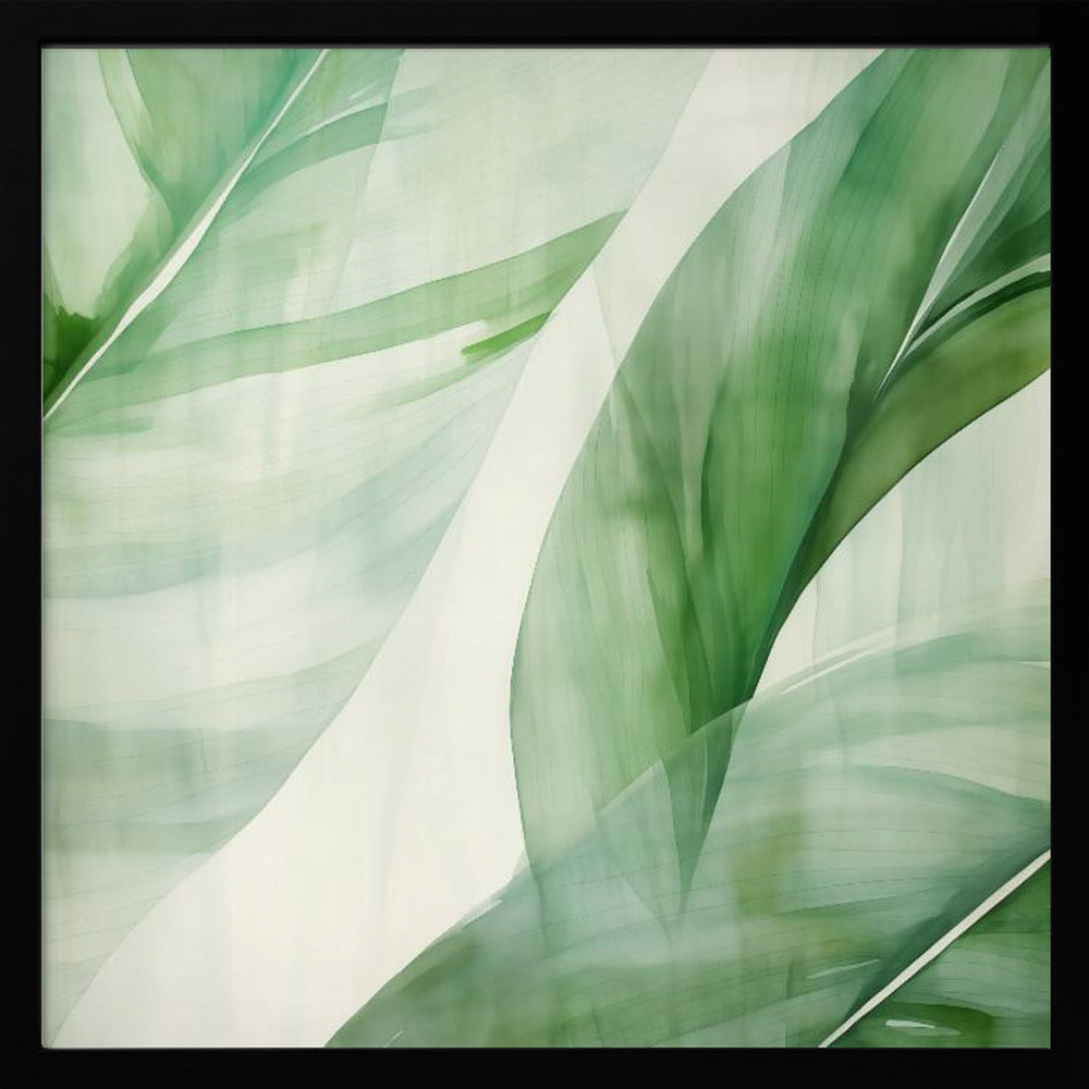 Abstract Banana Leaf - Poster / Art Print