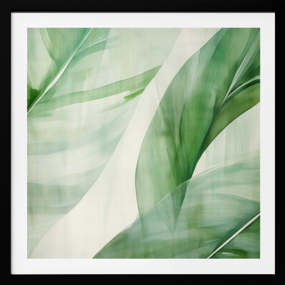 Abstract Banana Leaf - Poster / Art Print