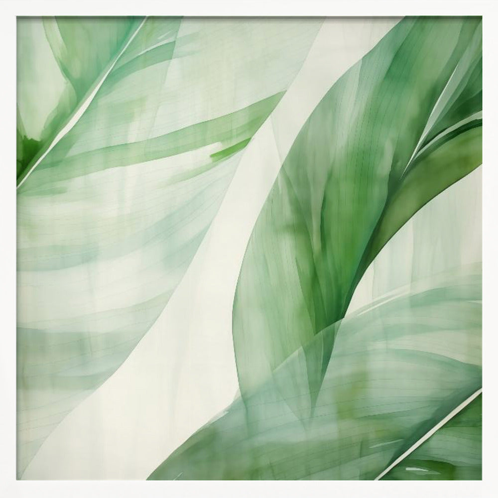Abstract Banana Leaf - Poster / Art Print