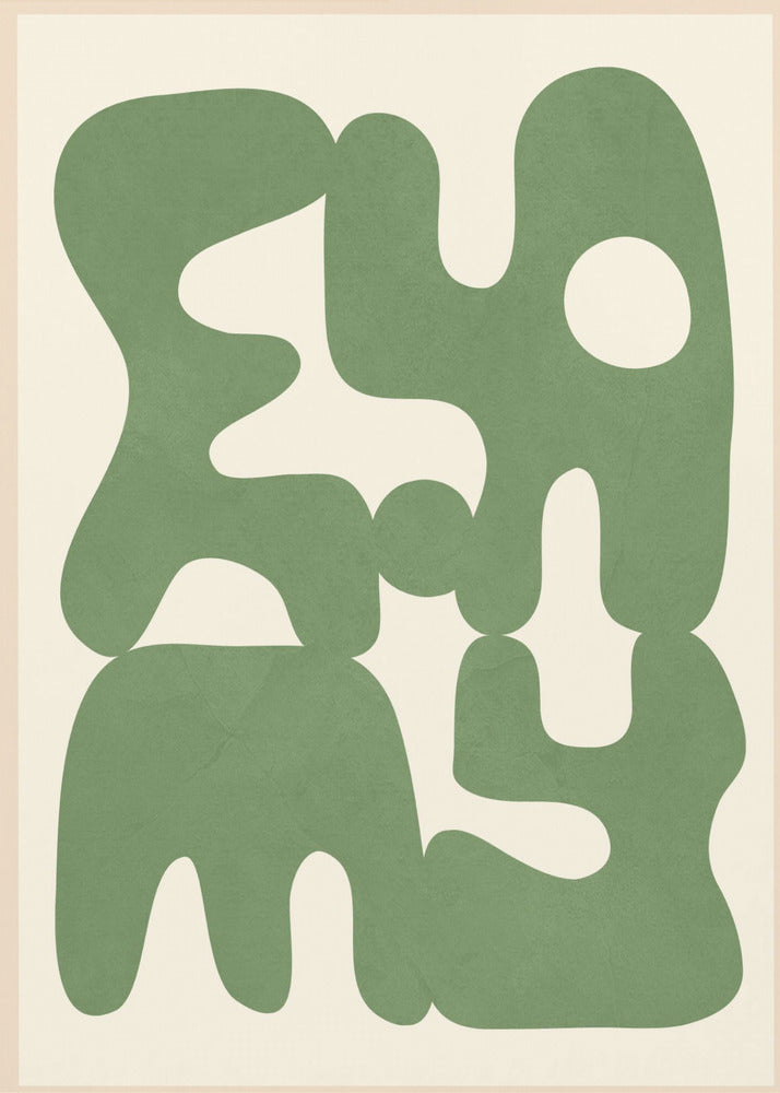 Organic Harmony Forms - Poster / Art Print