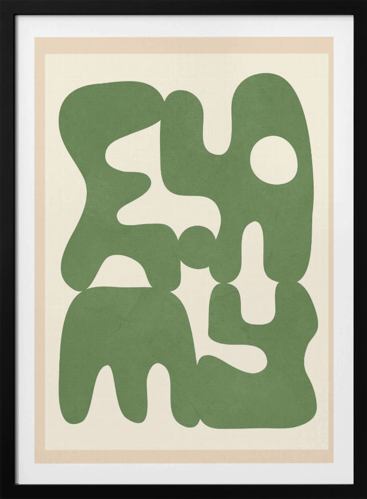 Organic Harmony Forms - Poster / Art Print