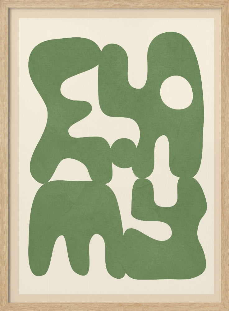 Organic Harmony Forms - Poster / Art Print