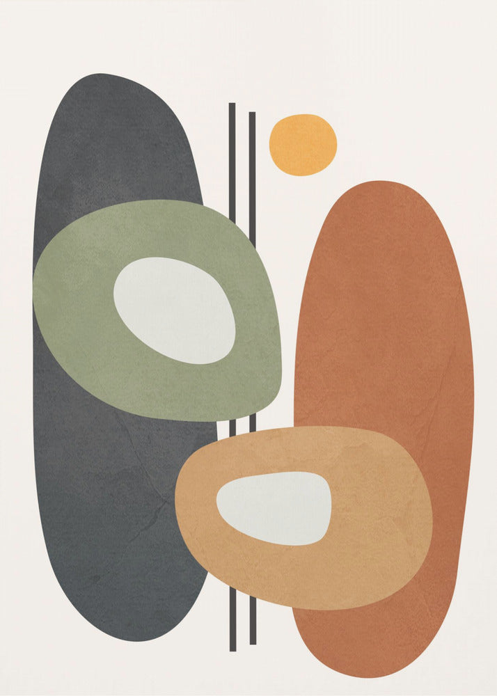 Geo Harmony Dance - Poster / Art Print