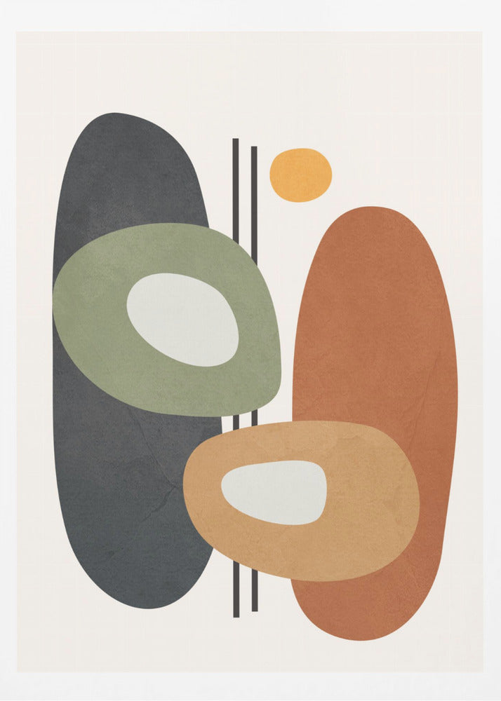 Geo Harmony Dance - Poster / Art Print