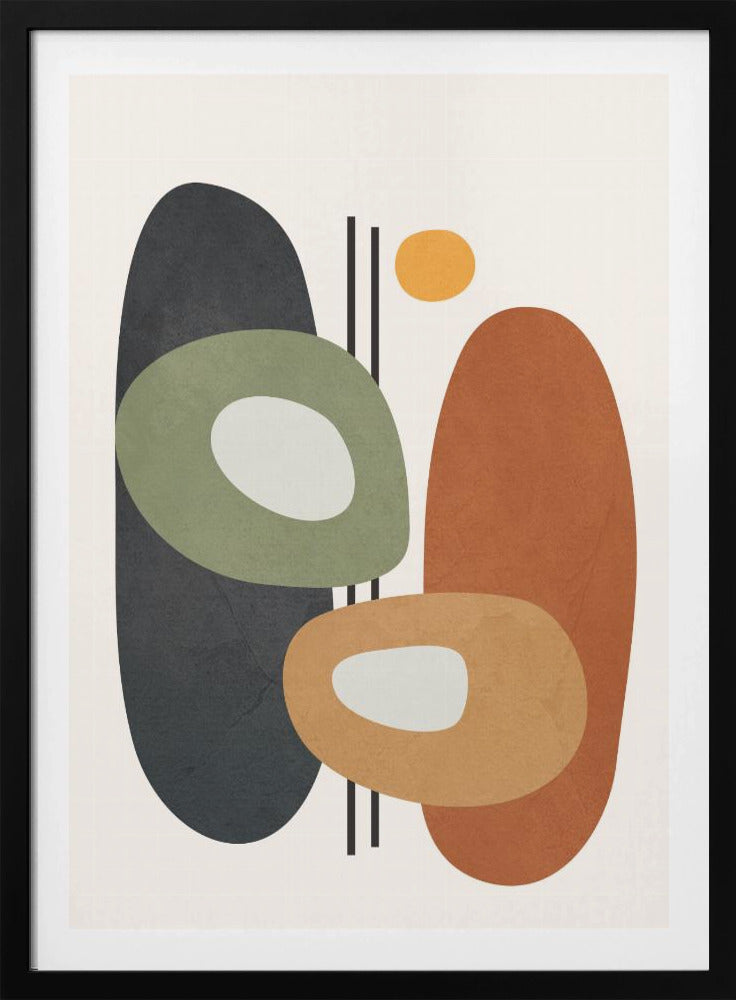 Geo Harmony Dance - Poster / Art Print