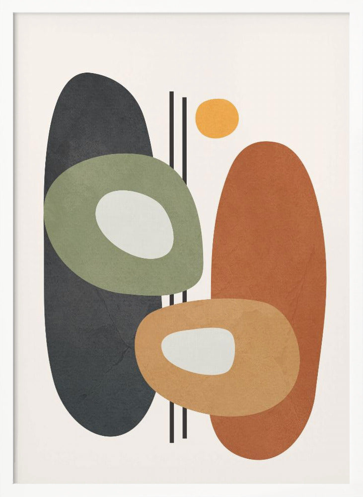 Geo Harmony Dance - Poster / Art Print