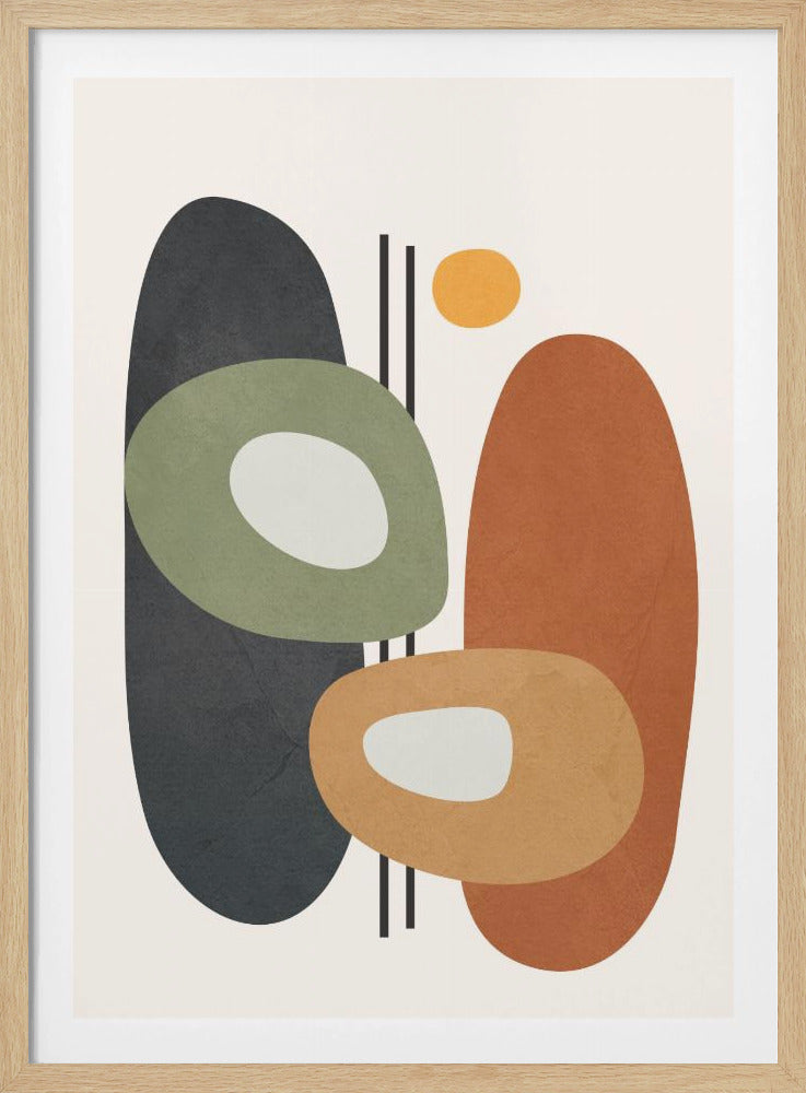 Geo Harmony Dance - Poster / Art Print