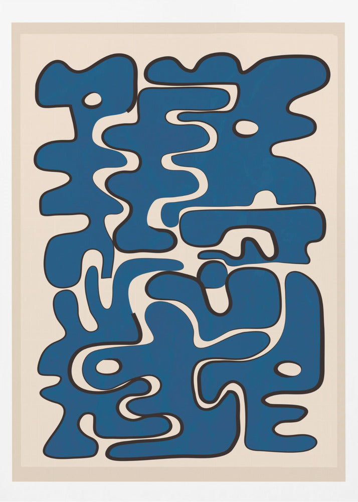 Flowing Maze Dance - Poster / Art Print