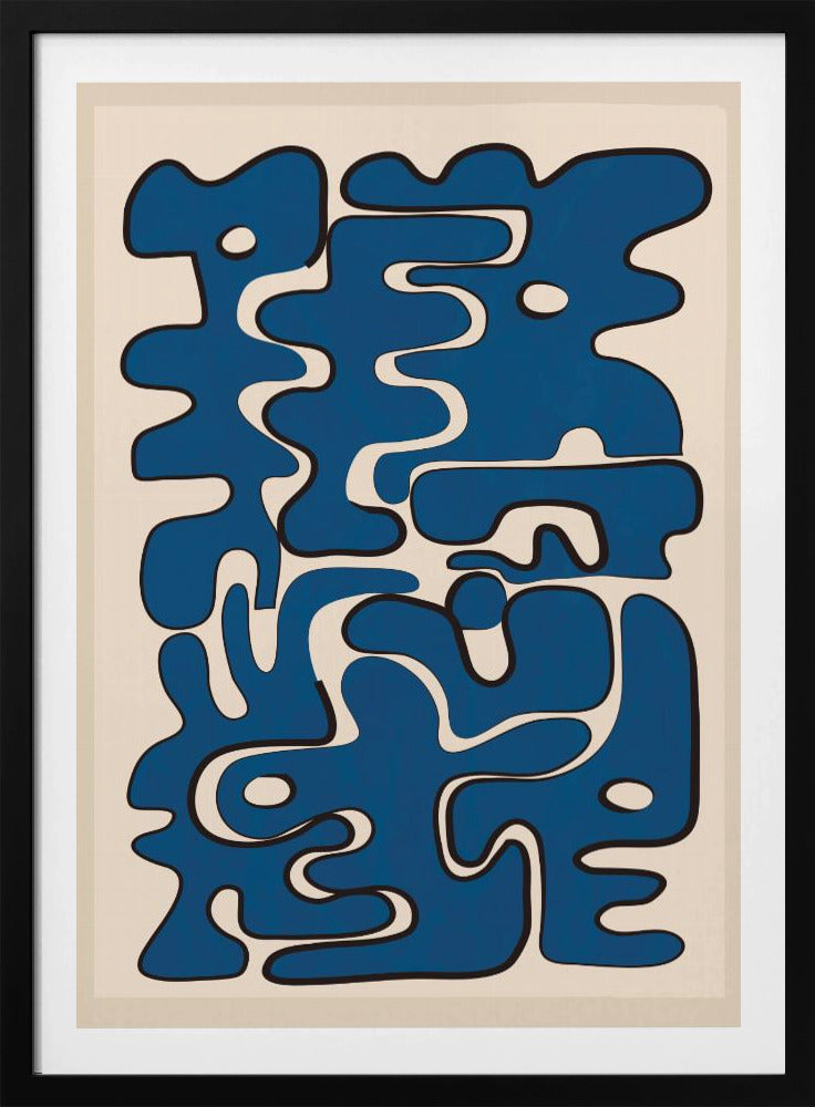 Flowing Maze Dance - Poster / Art Print