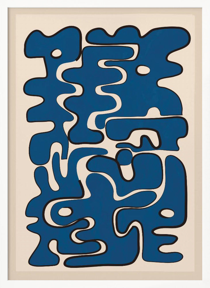 Flowing Maze Dance - Poster / Art Print