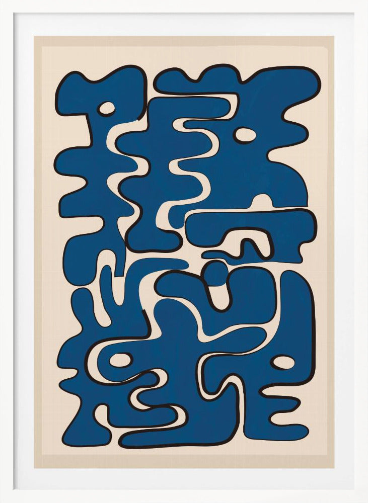 Flowing Maze Dance - Poster / Art Print