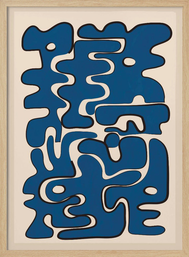 Flowing Maze Dance - Poster / Art Print