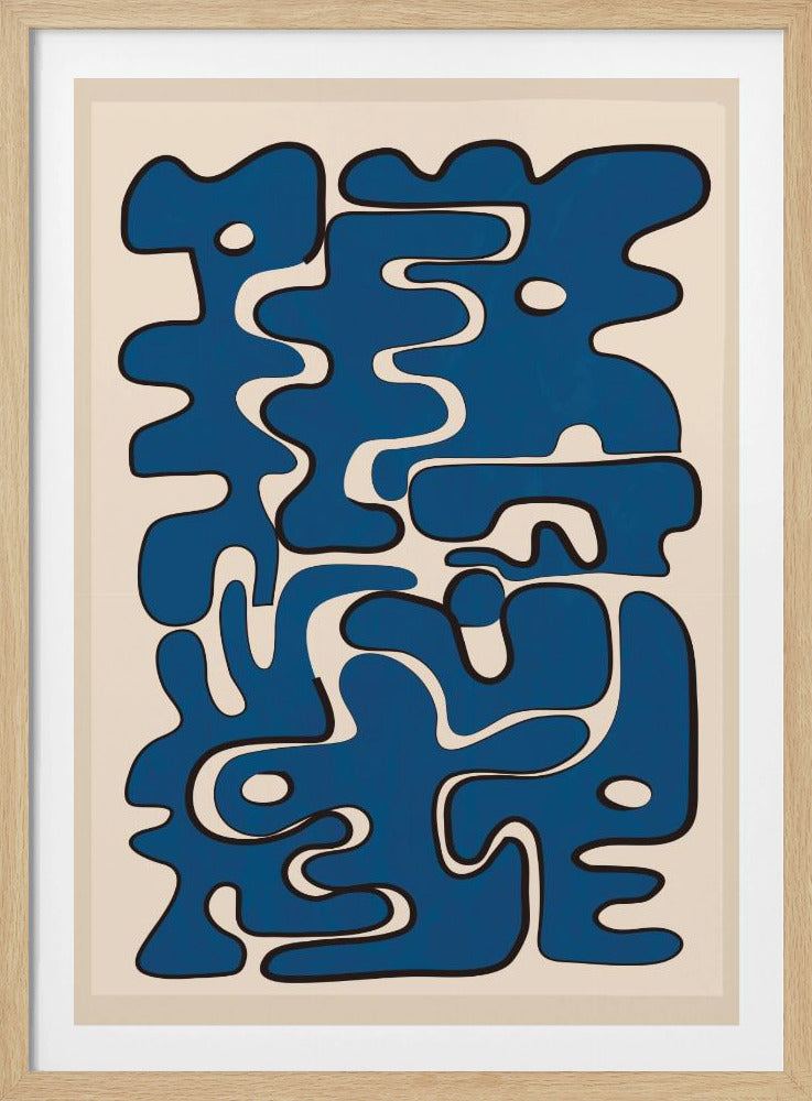 Flowing Maze Dance - Poster / Art Print