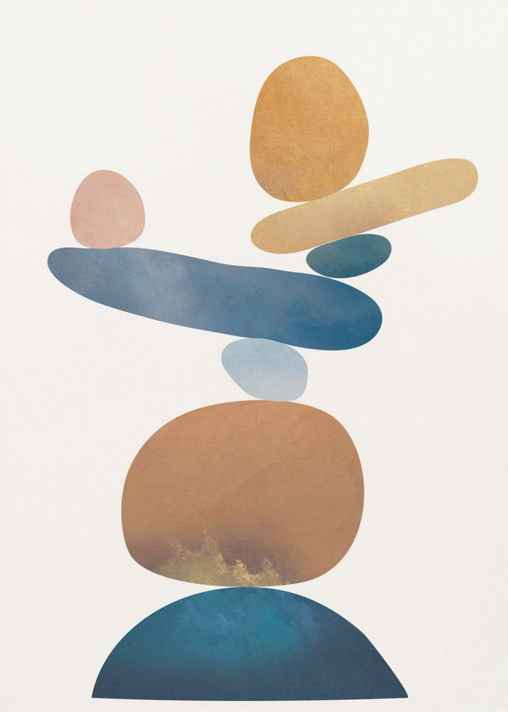 Balancing Shapes - Poster / Art Print