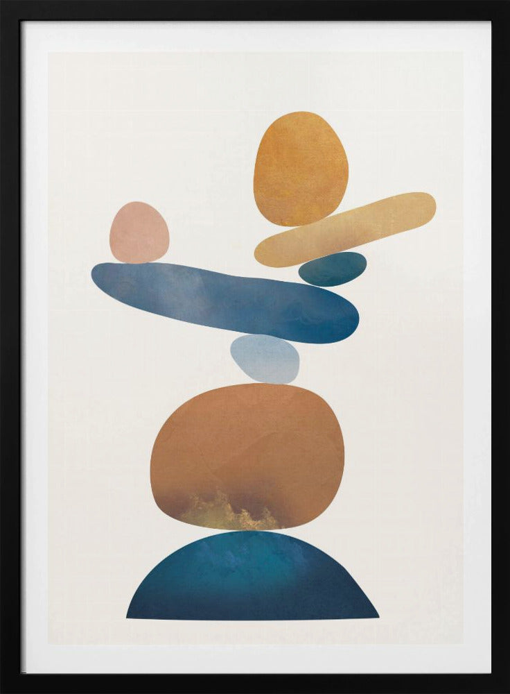 Balancing Shapes - Poster / Art Print