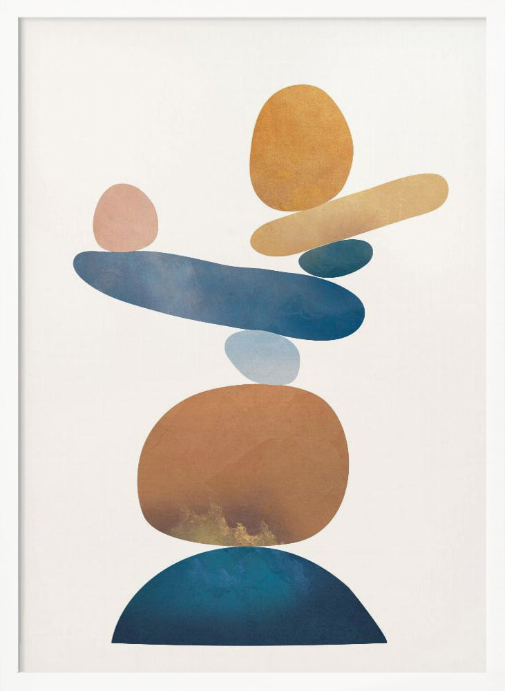 Balancing Shapes - Poster / Art Print
