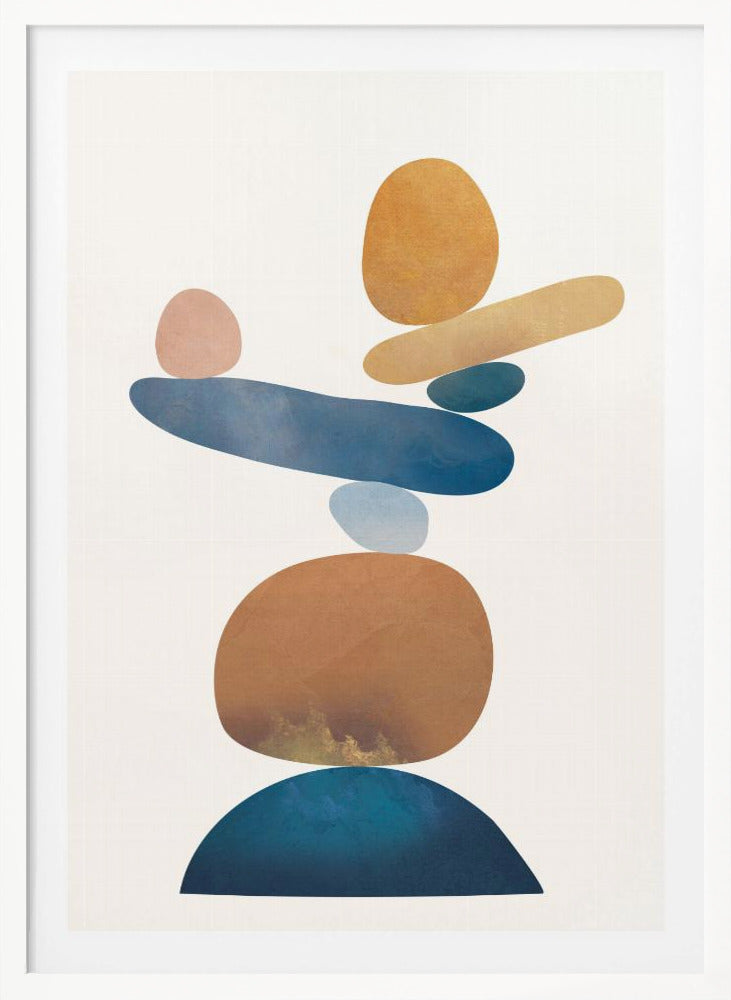 Balancing Shapes - Poster / Art Print