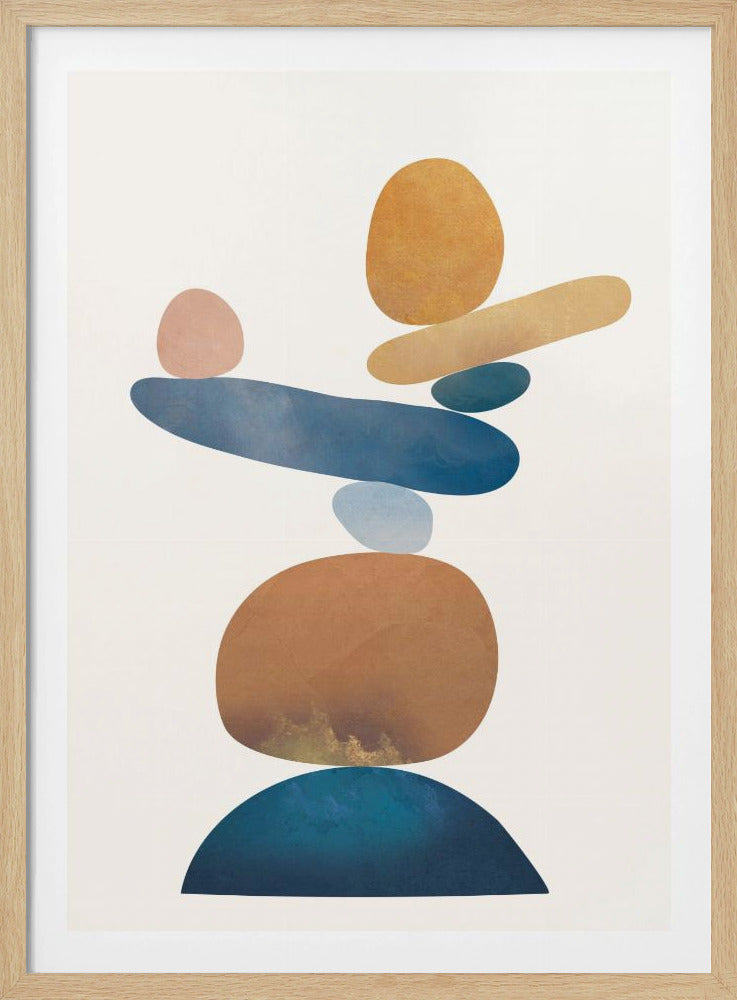 Balancing Shapes - Poster / Art Print