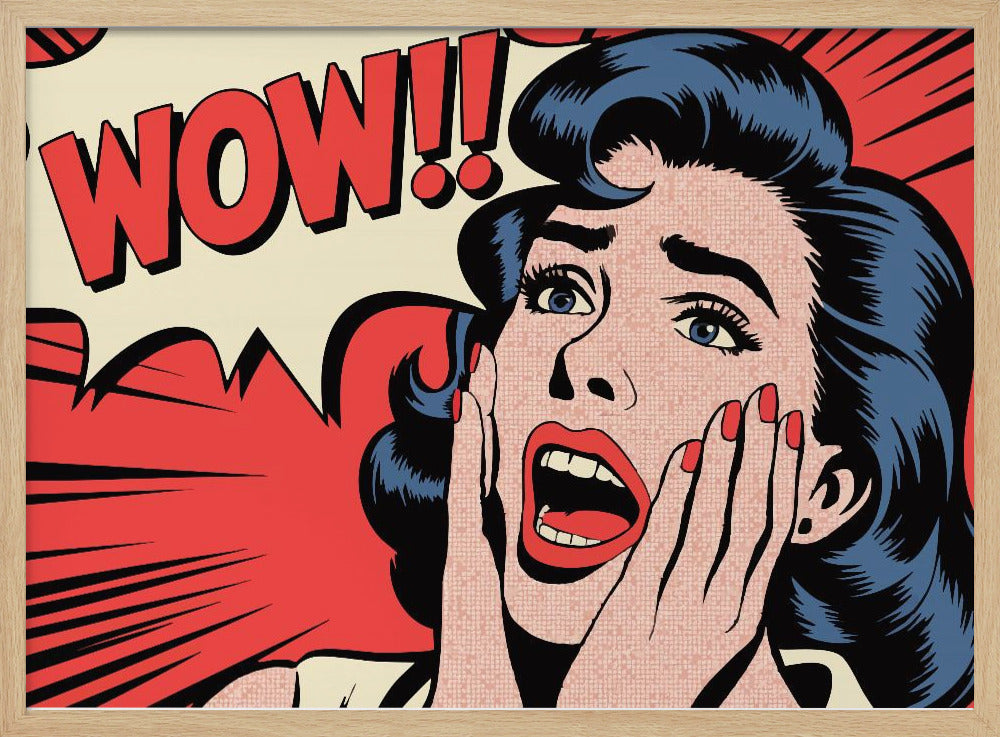 Wow - Poster / Art Print