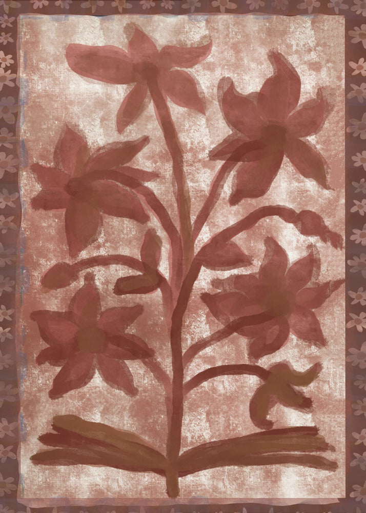 Floral Tapies - Poster / Art Print