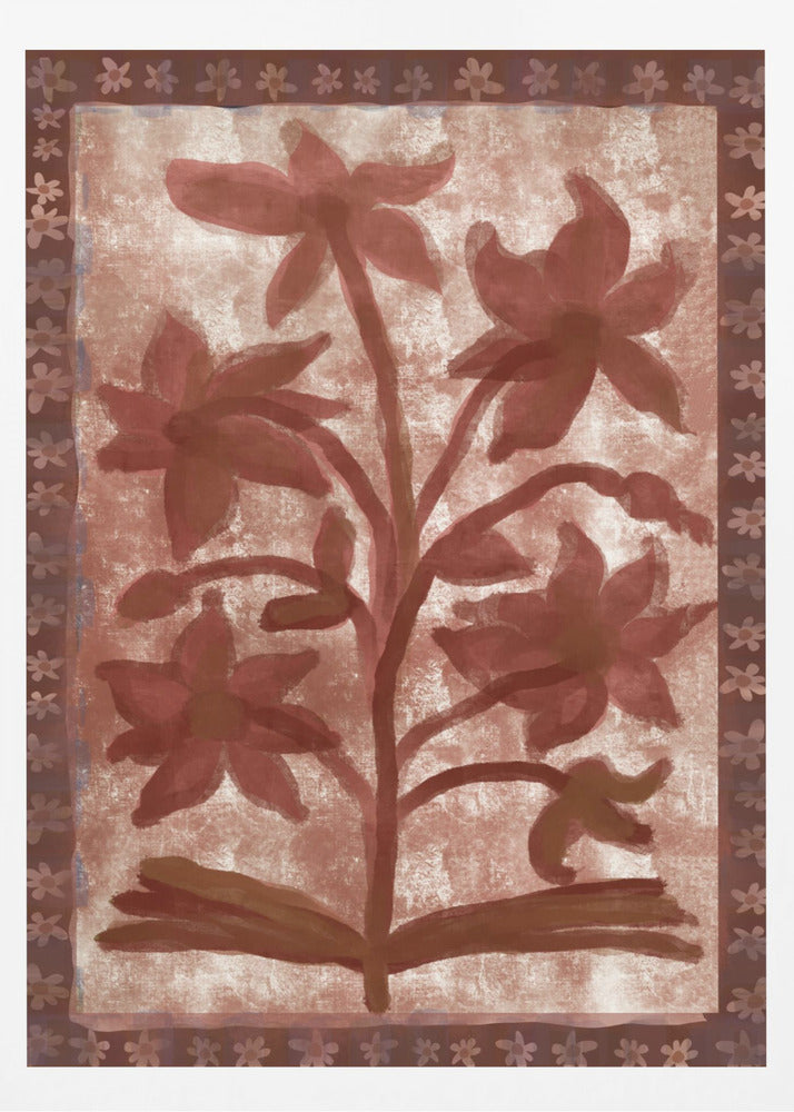Floral Tapies - Poster / Art Print
