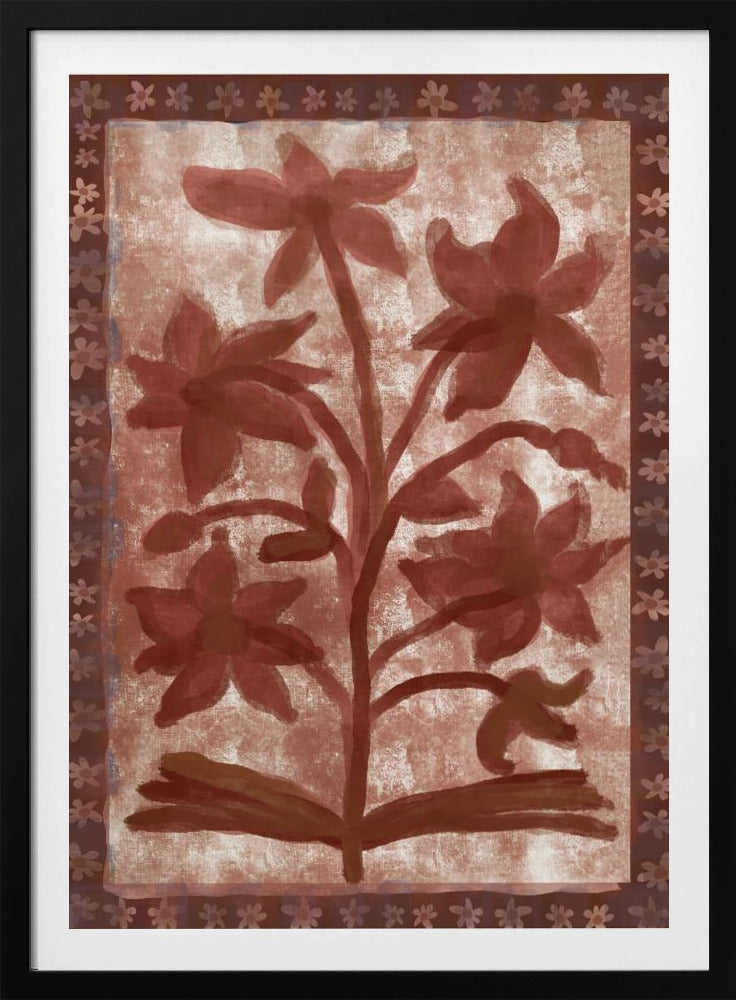 Floral Tapies - Poster / Art Print