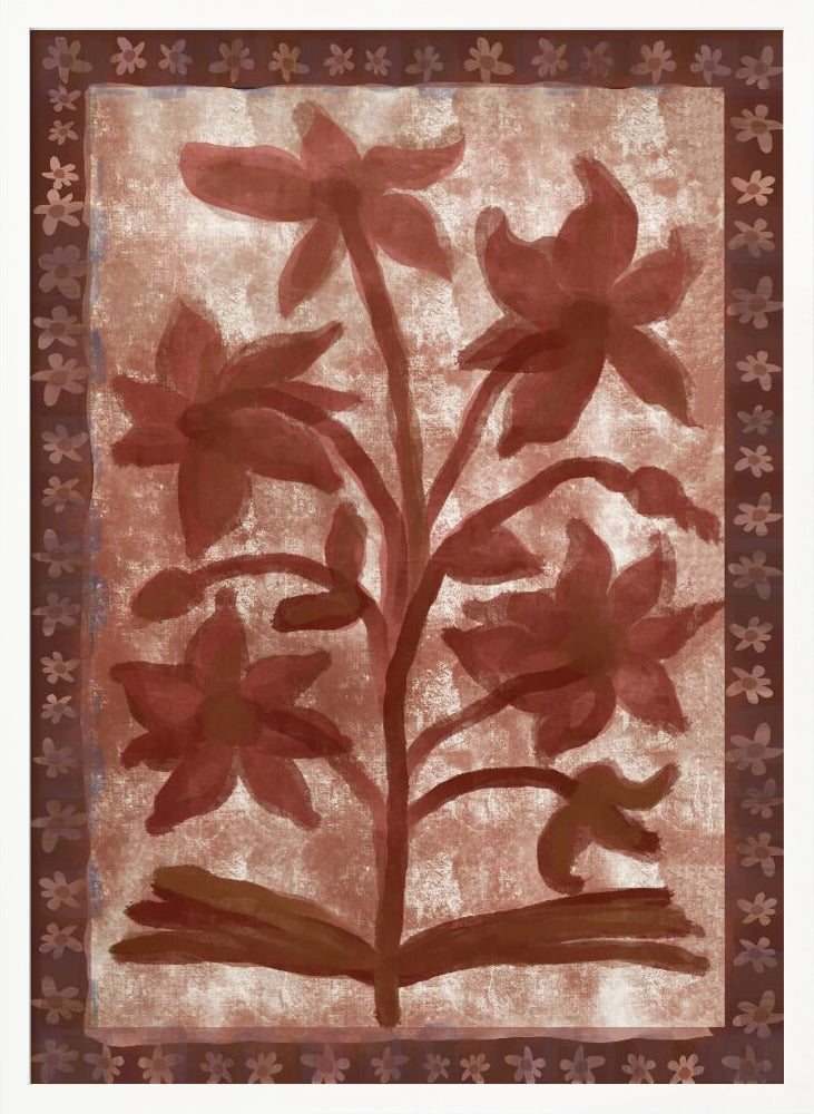 Floral Tapies - Poster / Art Print