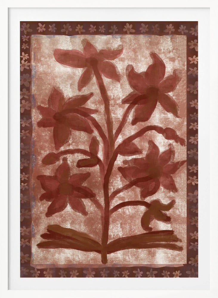 Floral Tapies - Poster / Art Print