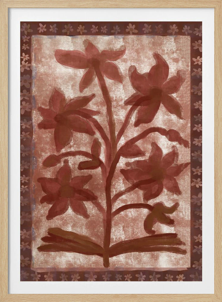 Floral Tapies - Poster / Art Print