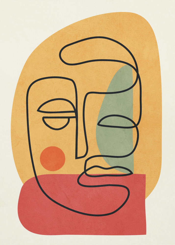 Abstract Faces 8 - Poster / Art Print