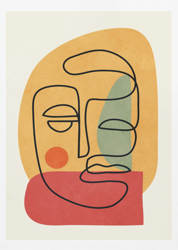 Abstract Faces 8 - Poster / Art Print