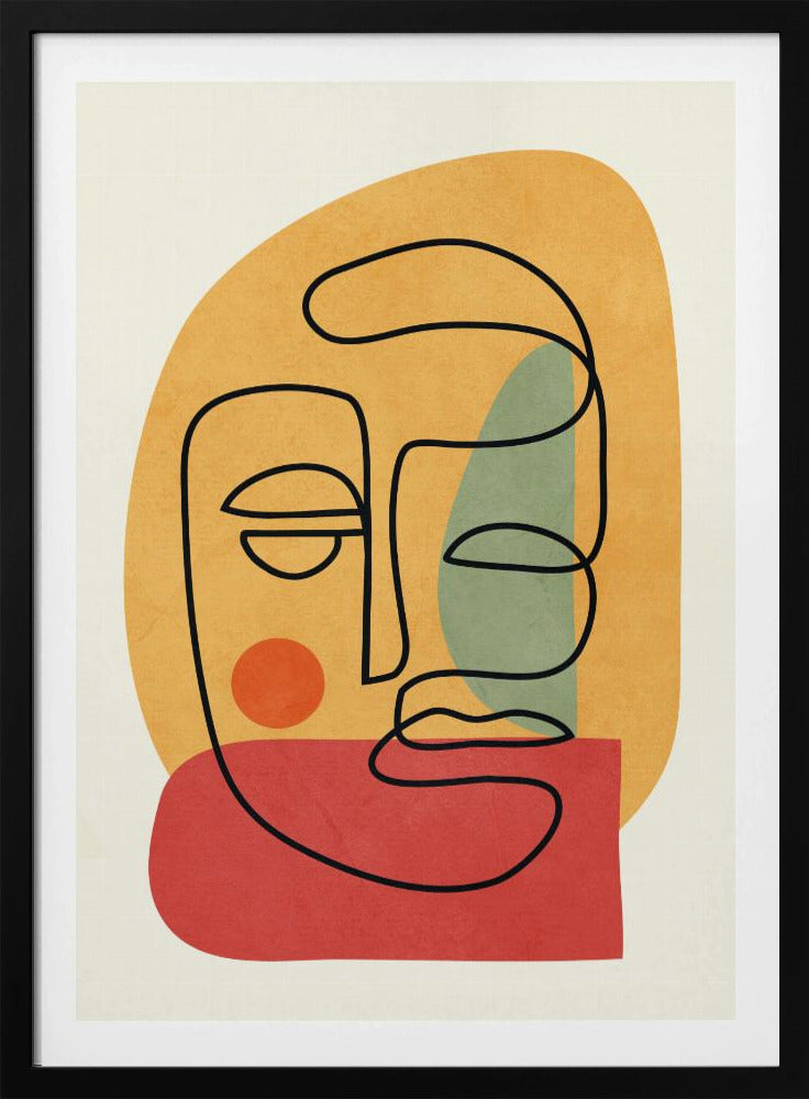 Abstract Faces 8 - Poster / Art Print