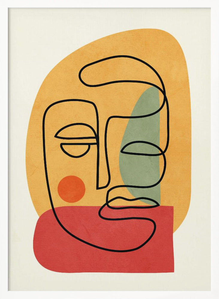Abstract Faces 8 - Poster / Art Print