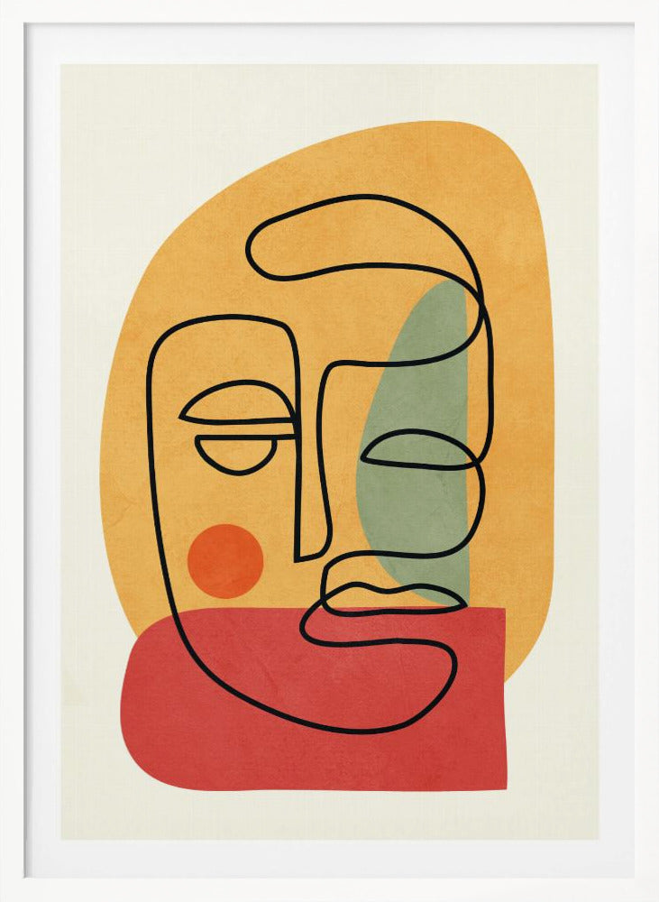 Abstract Faces 8 - Poster / Art Print