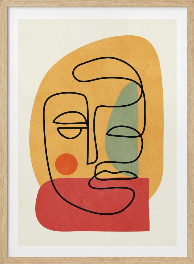 Abstract Faces 8 - Poster / Art Print