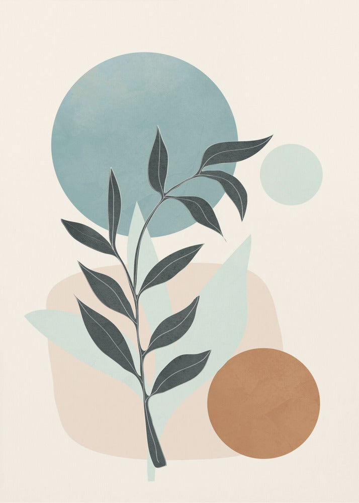 Azzurro Shapes No 2 - Poster / Art Print