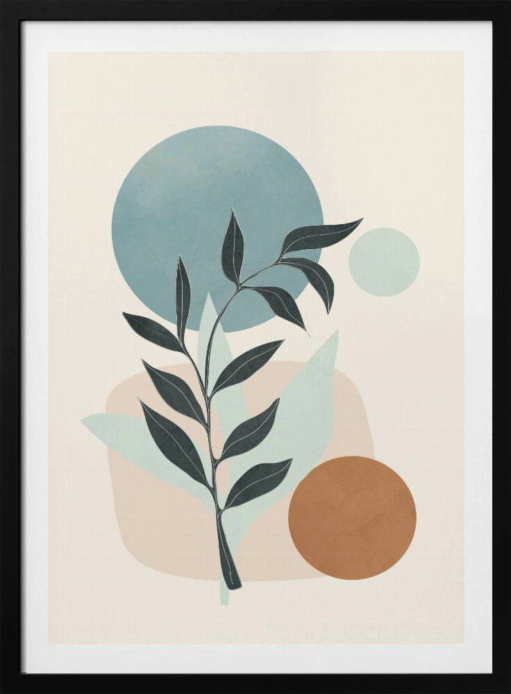 Azzurro Shapes No 2 - Poster / Art Print