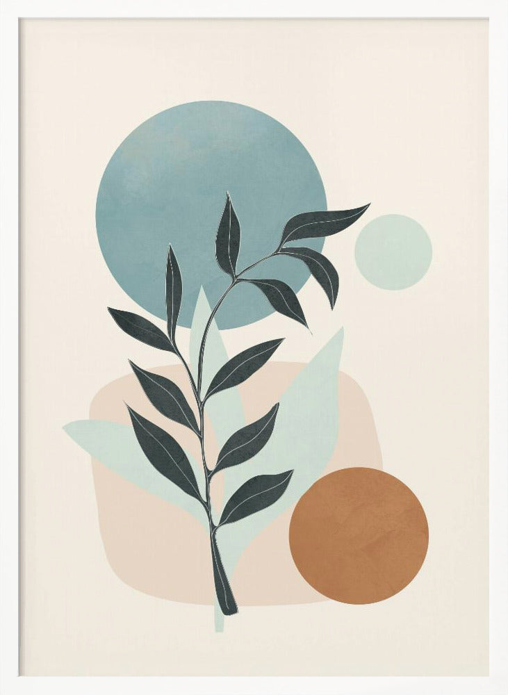Azzurro Shapes No 2 - Poster / Art Print