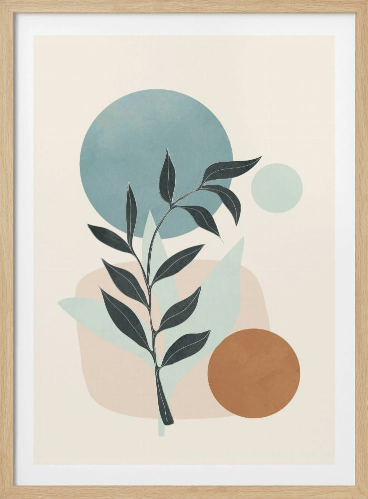 Azzurro Shapes No 2 - Poster / Art Print