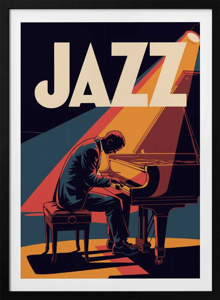 Jazz Pianist - Poster / Art Print