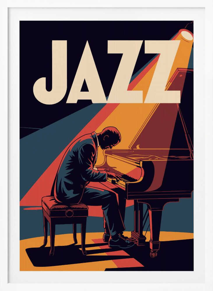 Jazz Pianist - Poster / Art Print