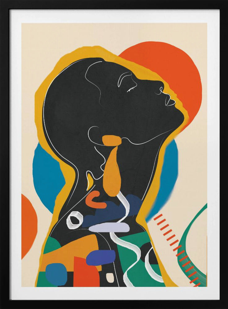 Modern Abstract Woman 1 - Poster / Art Print