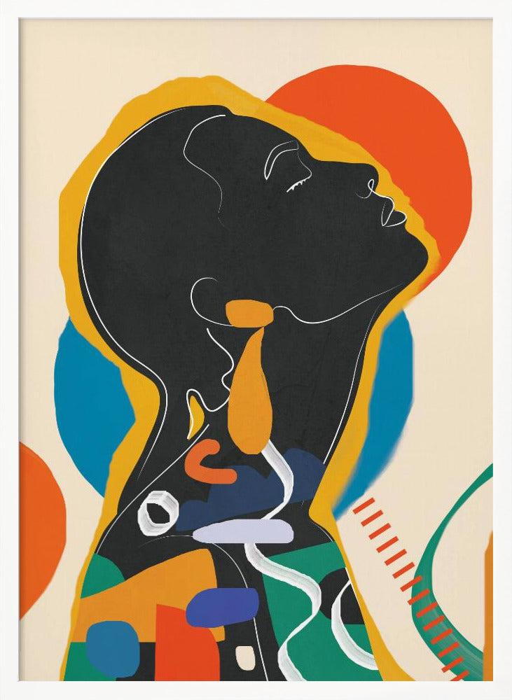 Modern Abstract Woman 1 - Poster / Art Print